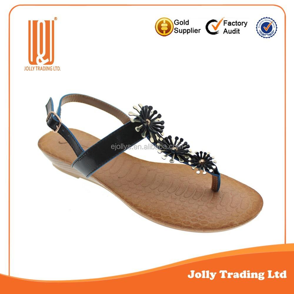 ... selling manufacturer available summer women sandals 2015 flat black
