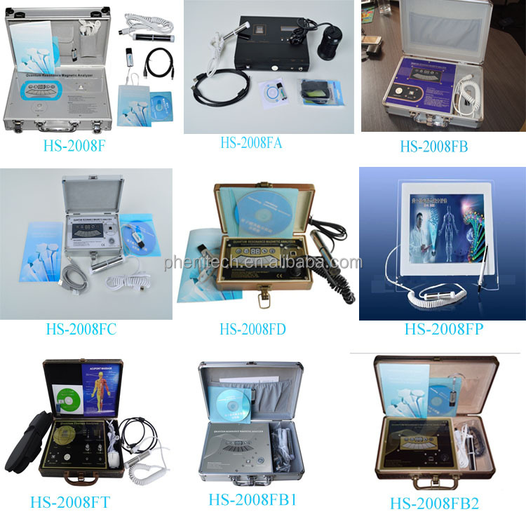 Spanish / Korean / French language version quantum magnetic body health analyzer