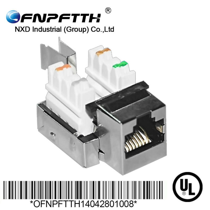 ul認証phospher青銅ゴールドプレート付き180角8p8ccat6rj45utpイーサネットネットワーキングデータキーストンカバー付きソケット問屋・仕入れ・卸・卸売り
