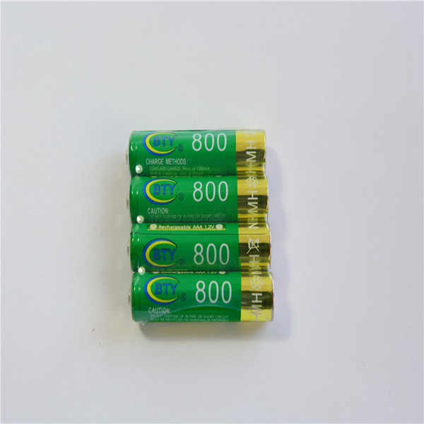 高品質ニッケル水素最高のバッテリー1.2ボルト800 mah充電式電池aaa oem 2.4ボルトニッケル水素充電式バッテリーaaa仕入れ・メーカー・工場