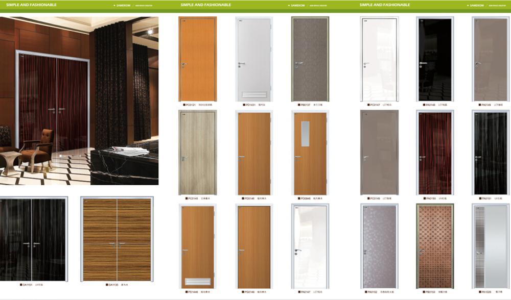 Modern Wood Door Designs Mdf Wood Bedroom Door