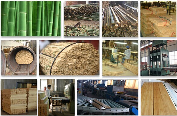 Natural Bamboo Type Horizontal Click System High Gloss Bamboo Flooring