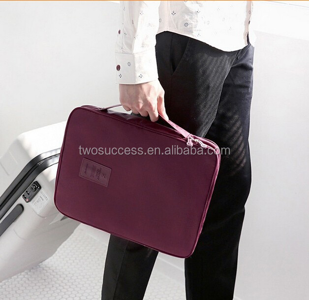 Multifunctional Travel Storage Bag, Waterproof Pouch T-shirt and Ties Finishing Organizating Bag 6 Colors