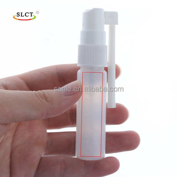 Empty Plastic Spray Medicine Bottle