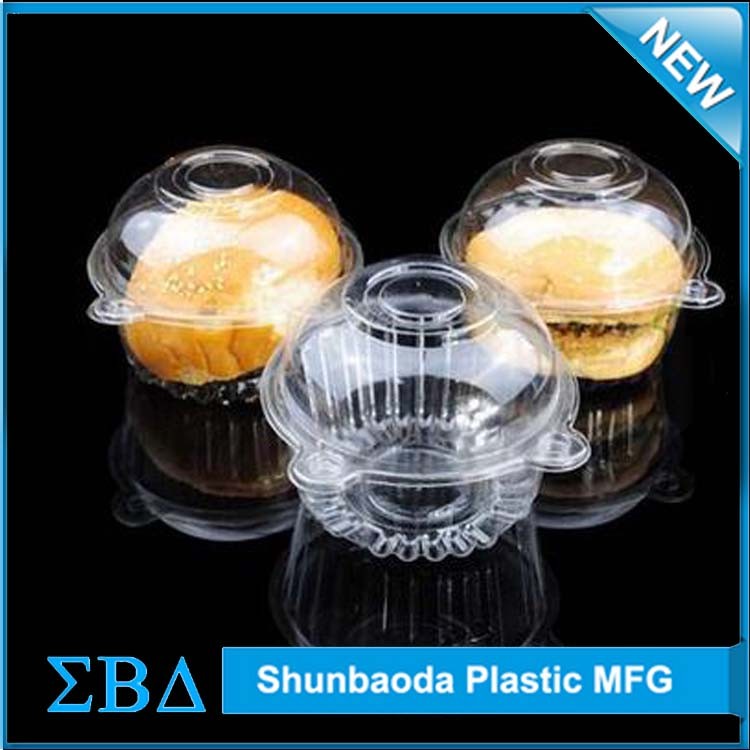 custom cake box double blister, plastic clamshell packaging for Egg tarts.jpg