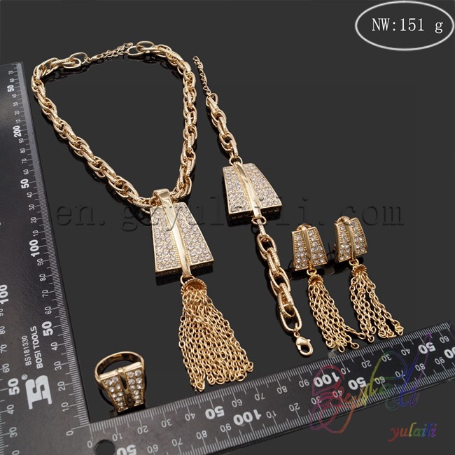 Newest Fashion Gold Plated Costume Jewelry Fashion Jewelry Gold Plated