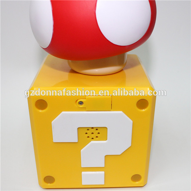 super mario bros champignon pièce banque argent boîte figure jouets  poupées