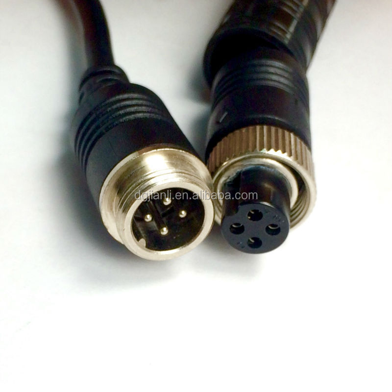 Bunker Hill Security Camera Extension Cable With 4 Pin Aviation