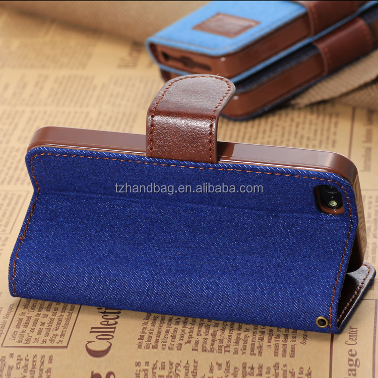 iphone用55s財布puレザーケースiphone5用スタンド付きケースカードホルダー電話の袋仕入れ・メーカー・工場