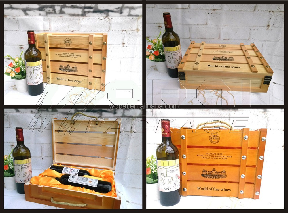 2014年豪華で複数のボトルワイン木箱仕入れ・メーカー・工場