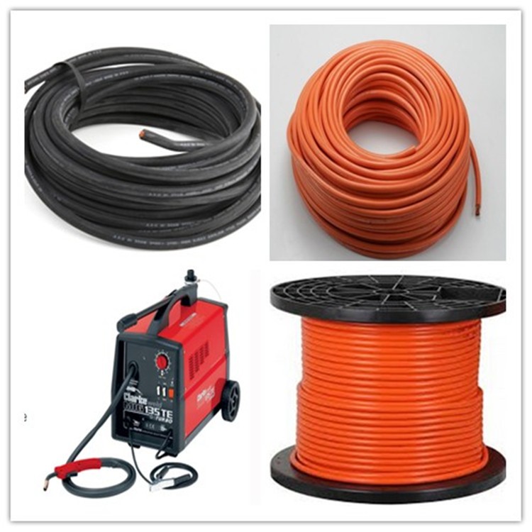 Super Flexible Copper Wire Rubber Sheath Cable 95mm2 Black Welding