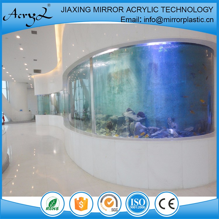 Large Public Round Acrylic Tube Aquarium Buy Round Fish Tank Aquarium