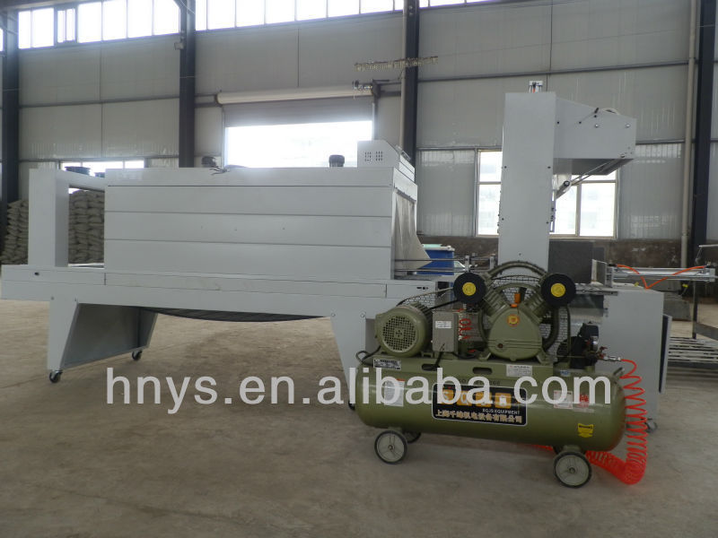 PE film semi automatic PE film shrink sleeve label printing machine for floor board