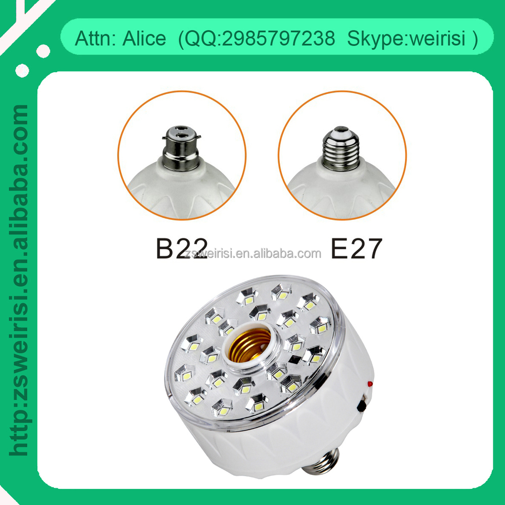 充電式ac20smd/dc緊急の電球、 b22、 e27( wrs- 4005a)仕入れ・メーカー・工場