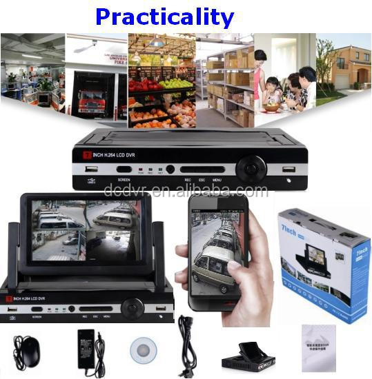Usbdvrアダプタ4チャネル2.010.1インチ液晶プロのdvr問屋・仕入れ・卸・卸売り