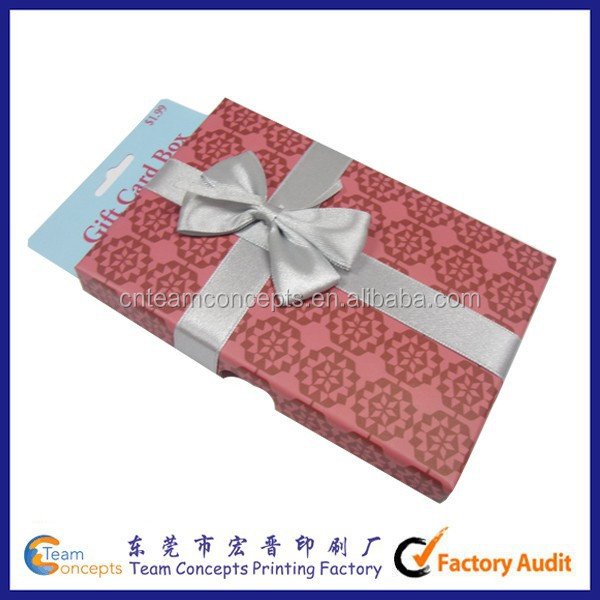color printed gift card box, decorative gift box