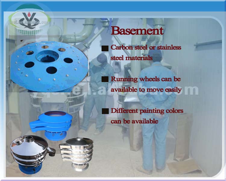 rotary vibrating screen for black pepper screening and separation