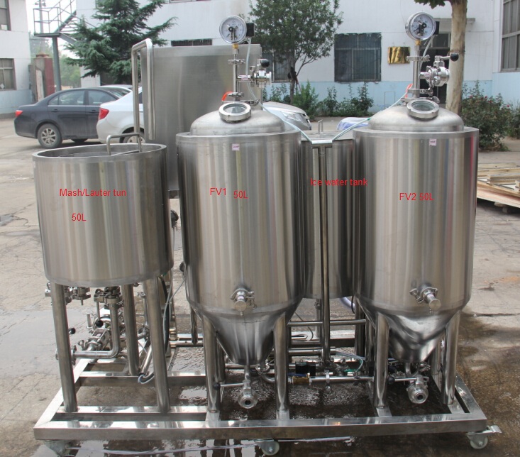 New design 50l micro brewery machine laboratory equipment