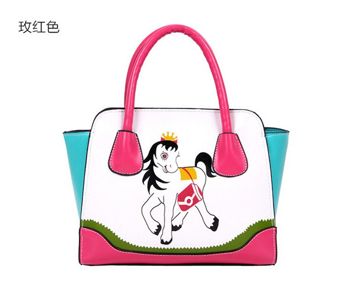 Free Shipping Korea Style Shoulder Bag Horse Handbag Fashion