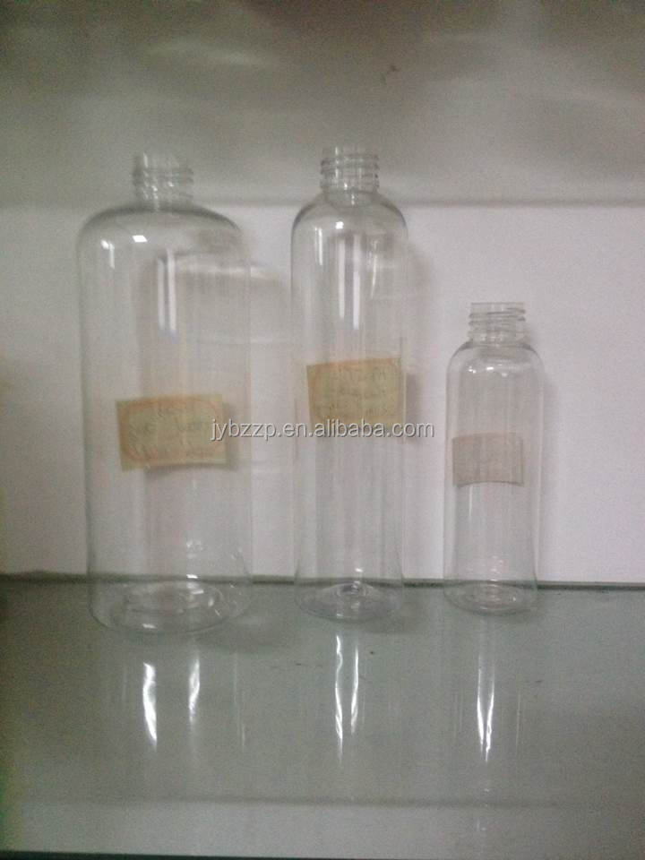 黒いプラスチック製のボトルキャップ、 透明なプラスチックのボトルのための美白化粧品クリームの瓶仕入れ・メーカー・工場