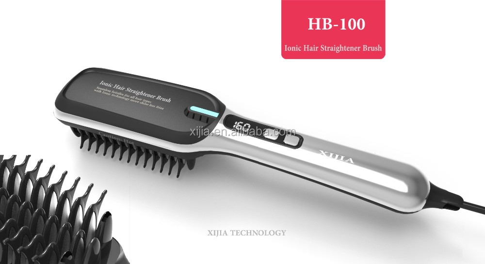 最低価格新しい到着美しいスター髪ストレートブラシ自動電気ヘアカーラー 問屋・仕入れ・卸・卸売り