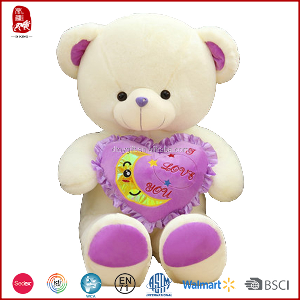 valentine red heart teddy bear for lover