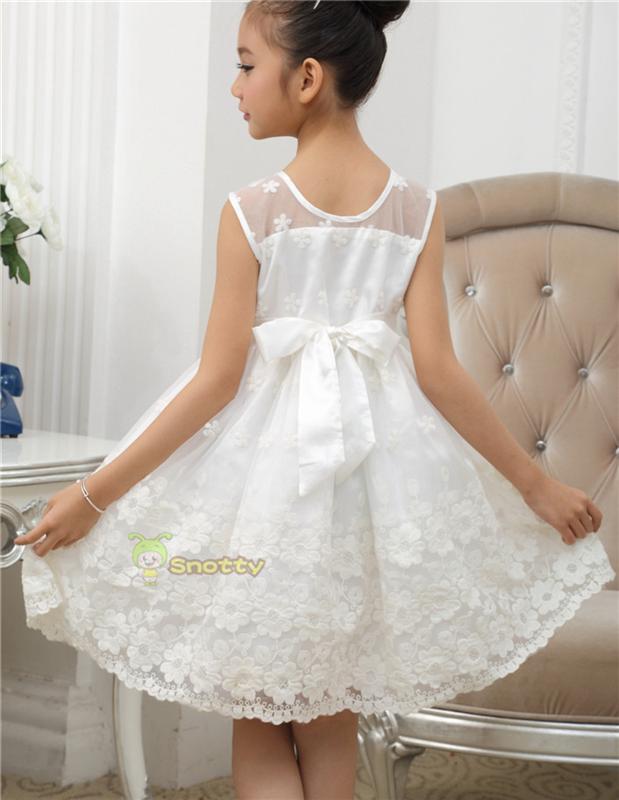 素敵なレースのフラワーガールの服のための結婚式のファッションスタイルのパーティーの摩耗ドレス問屋・仕入れ・卸・卸売り