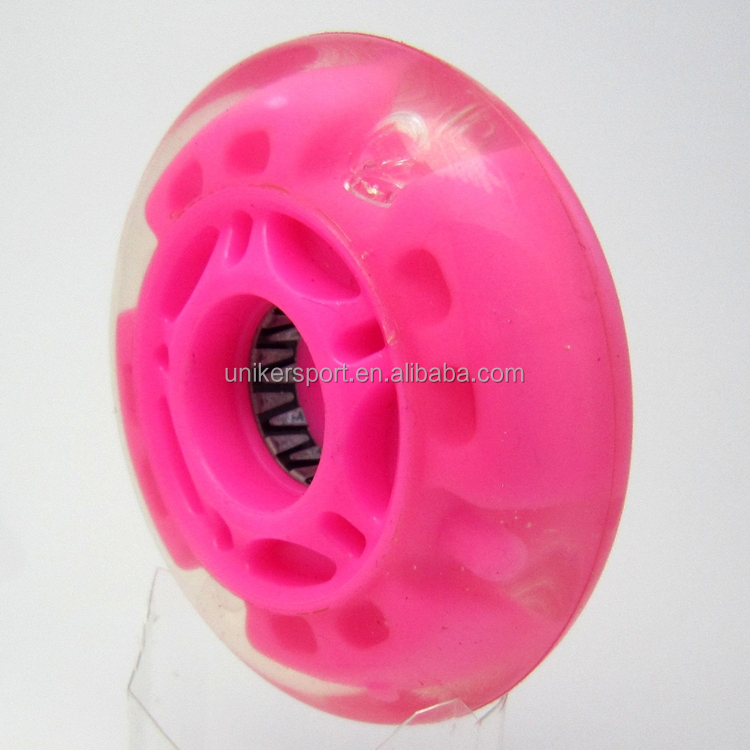 70mm*24mm、 led点滅、 puの車輪、 プロのインラインスケートの車輪問屋・仕入れ・卸・卸売り