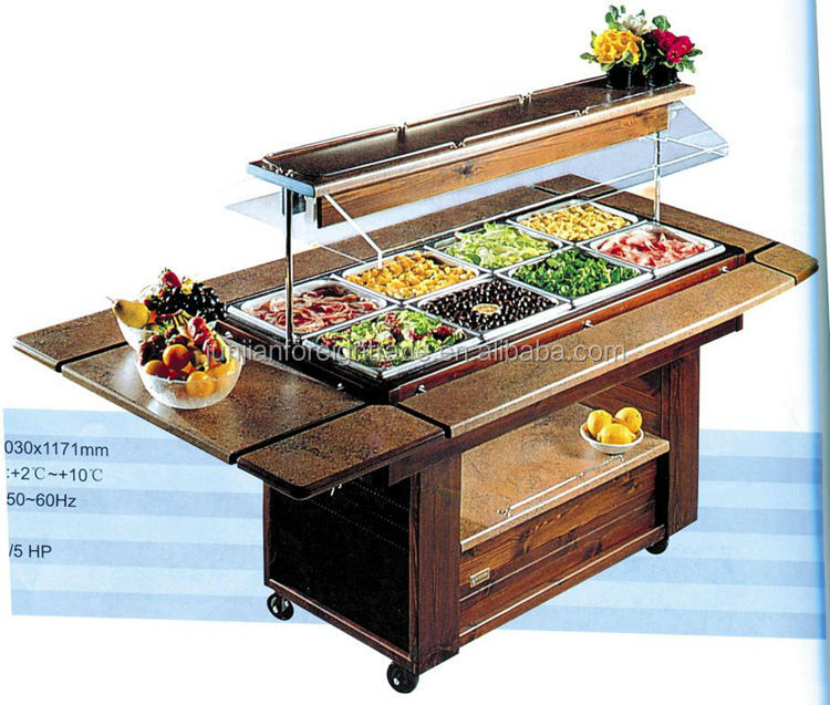 Hotel Buffet Salad Bar Counter For Restaurant With Ce Approval In