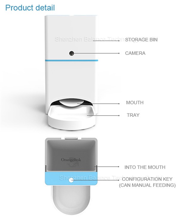 ペット製品appリモコンスマートフィーダーで30ワットhdカメラ時限猫フィーダ仕入れ・メーカー・工場