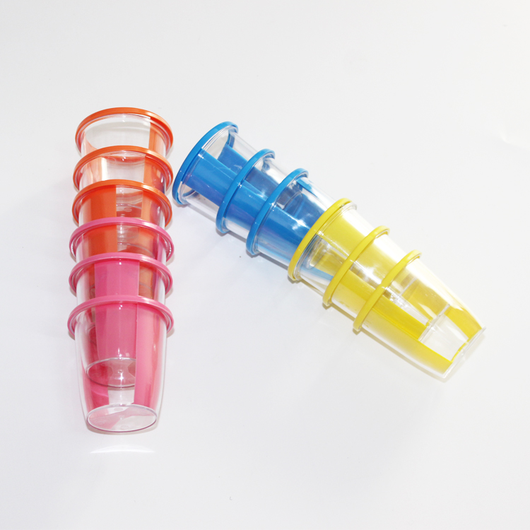 12pcs/set 2oz 60ml Plastic Colorful Reusable Gel Jello Shot Cups Buy