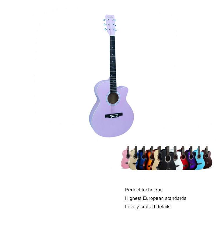 を最も安い価格パーフェクトピンク品質アコースティックギター仕入れ・メーカー・工場