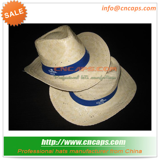 印刷されたロゴ付き紙麦わら帽子昇進のための仕入れ・メーカー・工場