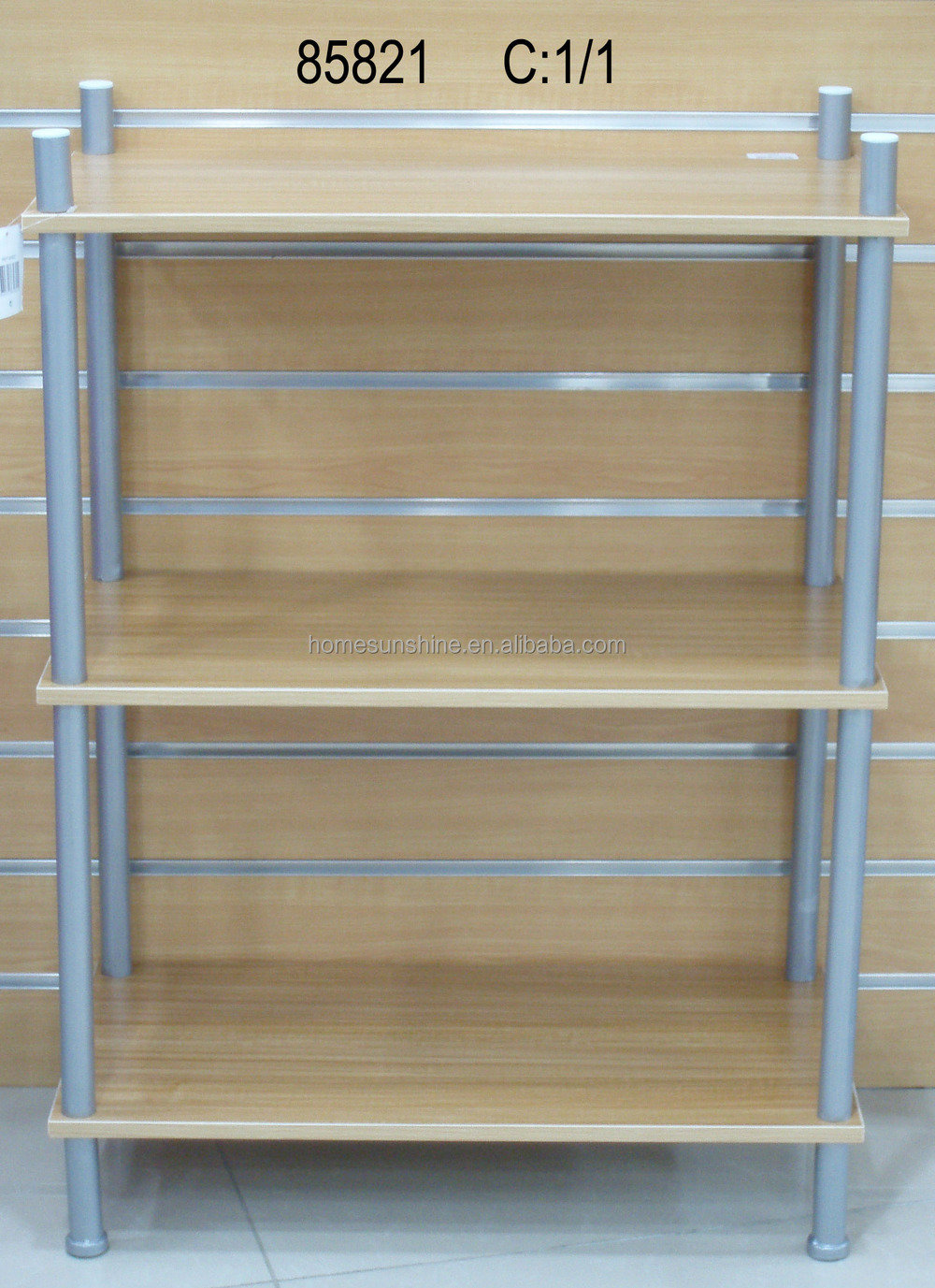 Houten frame en metalen hoek rek/coner plank 3 lagen andere ...
