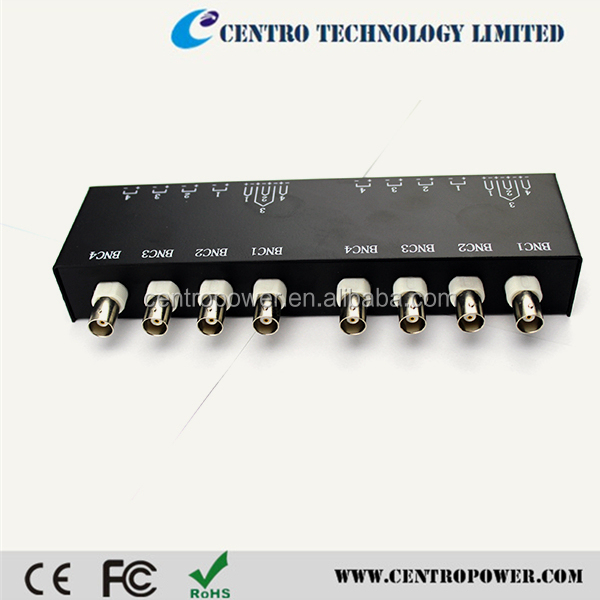 伝送距離330メートル8chのパッシブビデオバランrj45へのコンバータbncビデオトランスミッター仕入れ・メーカー・工場