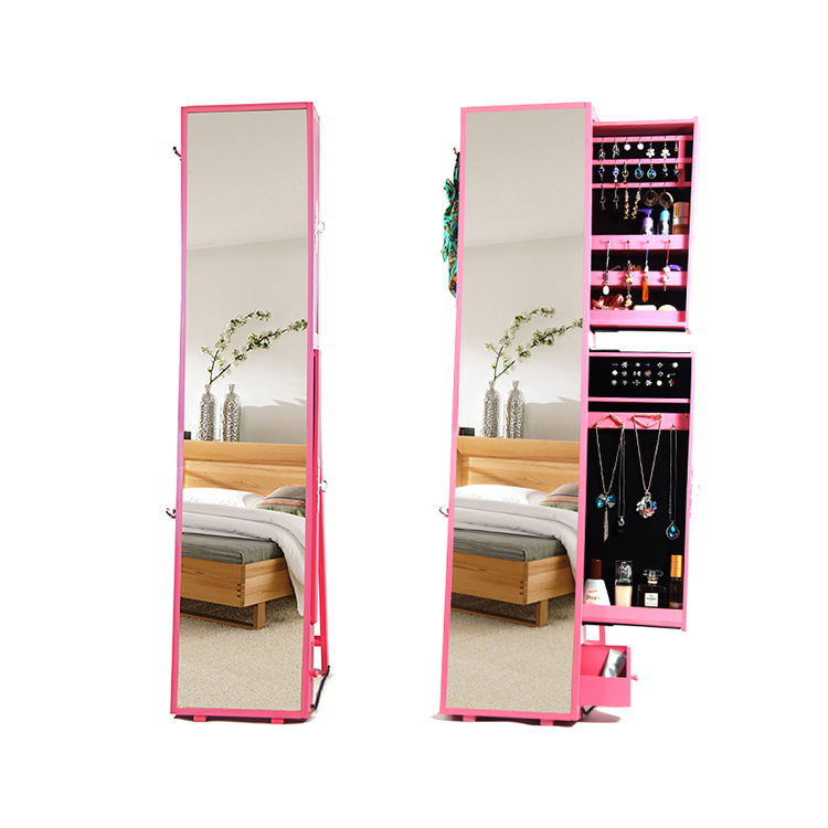 2015 China Factory Dressing Storage Wooden Jewelry Makeup Cabinet