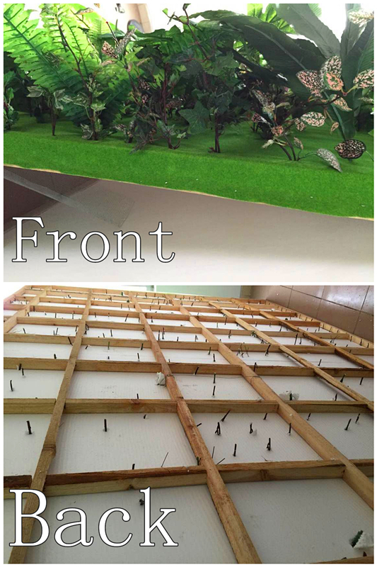 Garten vertikalen hängen gras grüne wand dekor kunststoff ornament ...