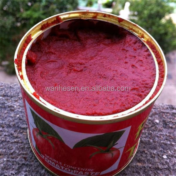 HALAL canned tomato ketchup raw material 2200g
