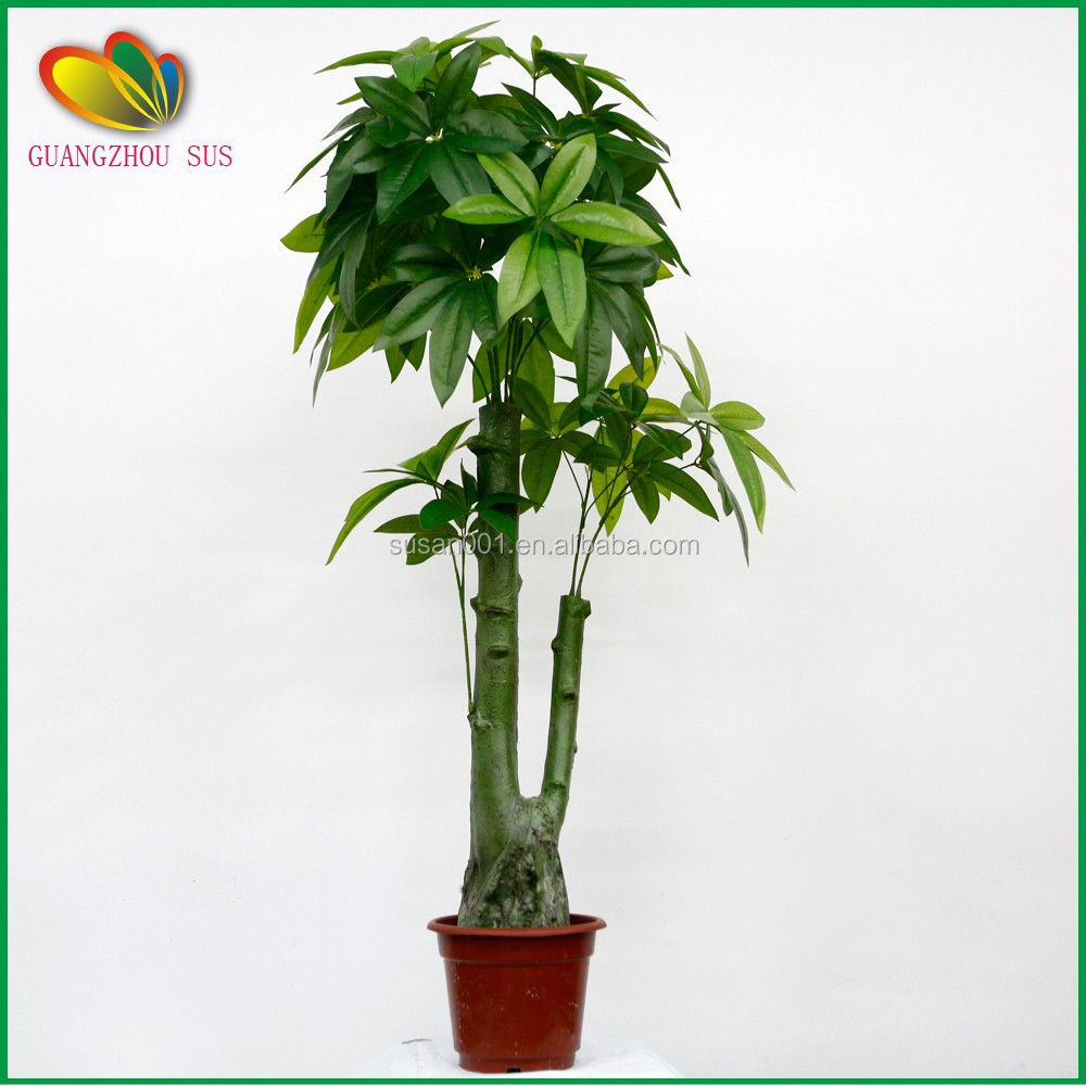 Wholesale Artificial Pachira Money Tree Plant Bonsai For Home