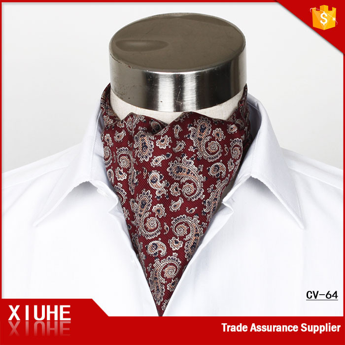 Source custom wholesale casual korean flower mens ascot tie on m.