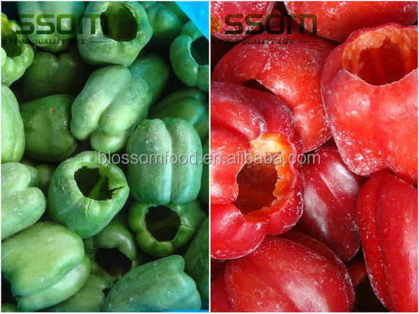 China bulk fresh bulk frozen color pepper