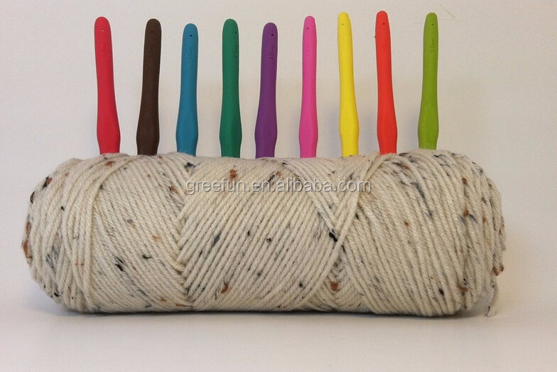 素敵なアルミかぎ針編みフック熱い販売かぎ針編み糸生地マシンセット用女性仕入れ・メーカー・工場