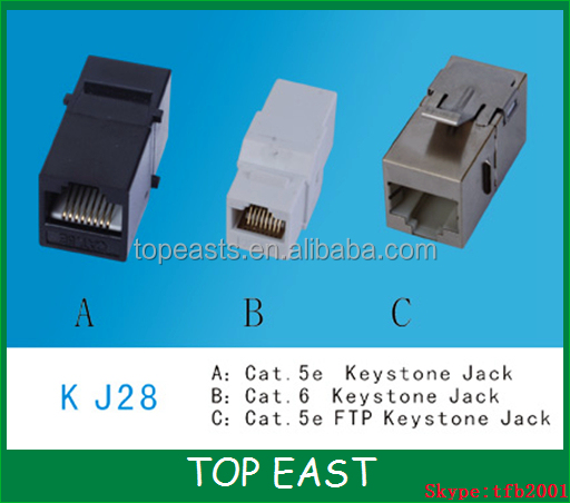 Ftpcat5e/cat6キーストーンジャック1u30u50uゴールドメッキ仕入れ・メーカー・工場