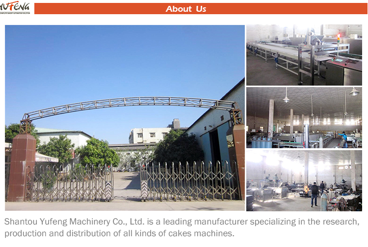 YUFENG CE Proved Automatic Horizontal Swiss Roll Cake Egg Roll Chocolate Cream Filling Machine