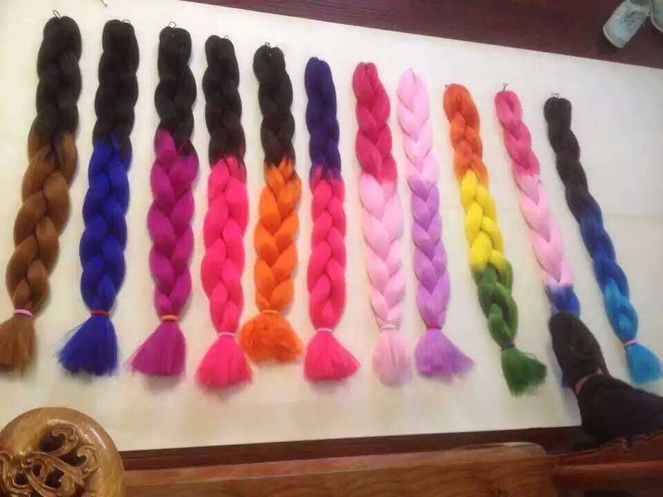 24インチ100g/pcジャンボ株式安い価格合成編みの髪の拡張子 問屋・仕入れ・卸・卸売り