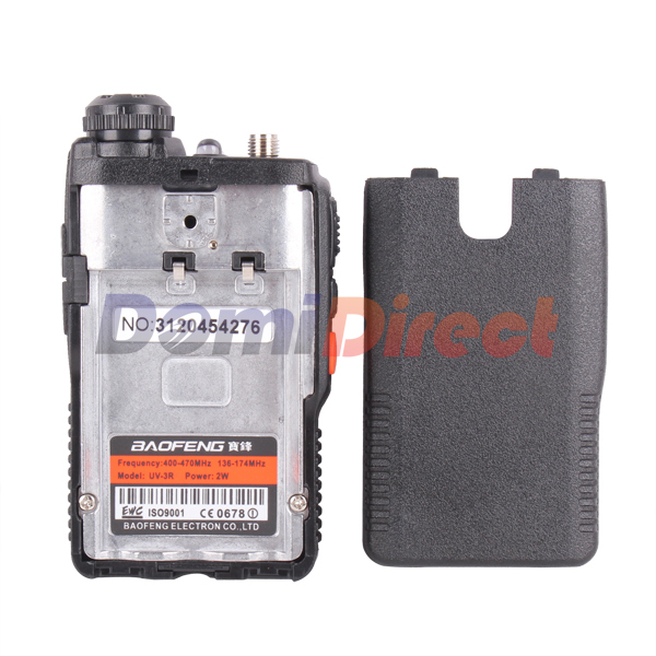 Populor Mini Pocket Two Way Radio Ultra-Compact Dual Band Transceiver Walkie Talkie BAOFENG Brand UV-3R With Free Earphone 5