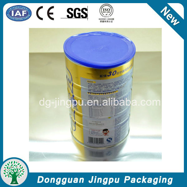 Customized rectangular metal packaging for cocoa powder