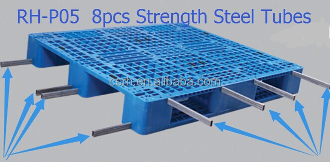 青パレットrh-p051200*800*150ミリメートルグリッド- 状のhdpe1-4ton容量片面高品質の欧州規格プラスチックパレット仕入れ・メーカー・工場