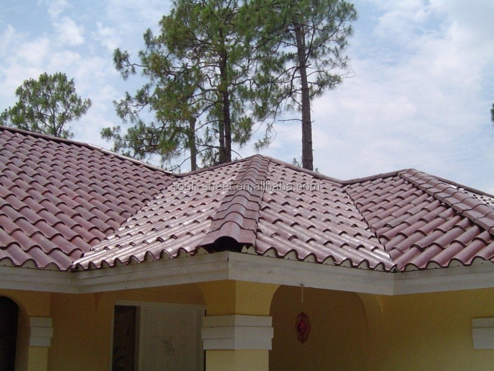 plastic spanish roof tile for modern house design