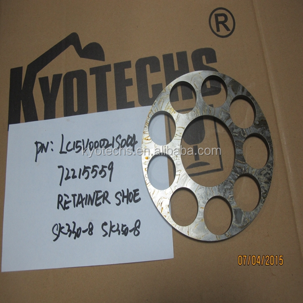 TRAVEL MOTOR PART RETAINER SHOE LC15V00021S004 72215559 SK330-8 SK350-8 ..jpg